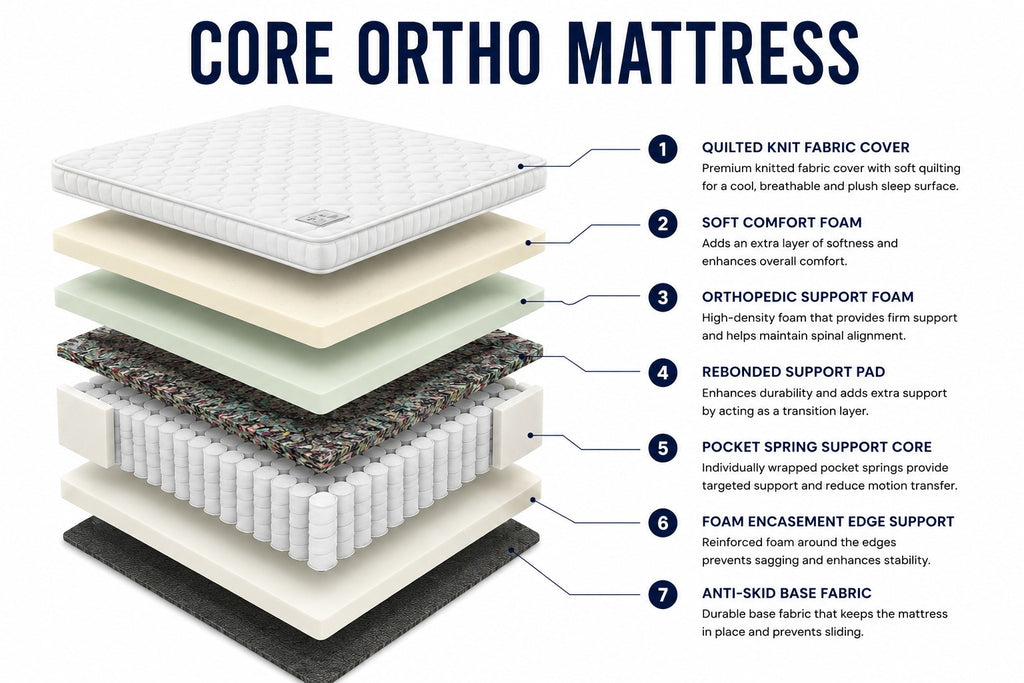 Core Ortho Mattress - Medium Firm